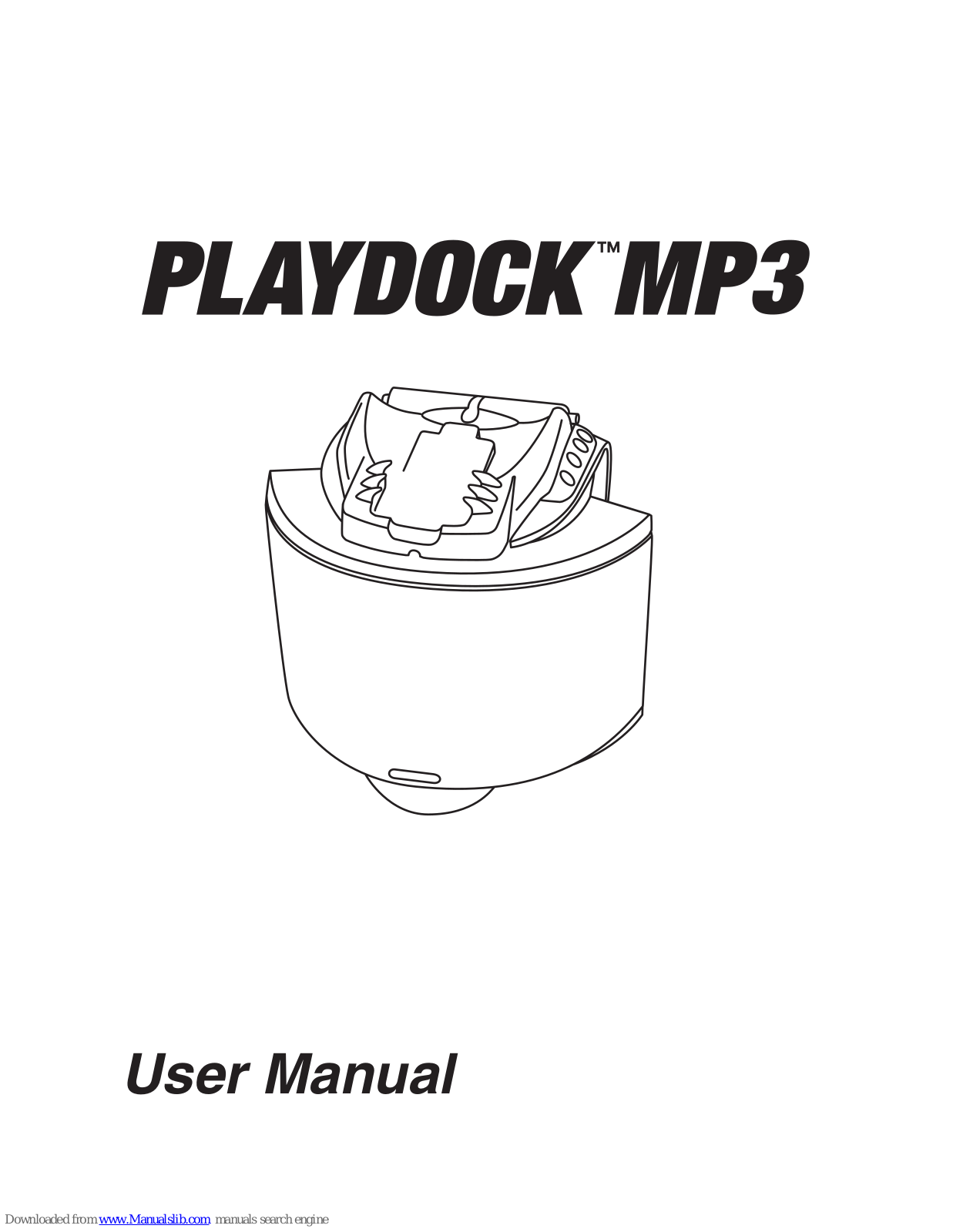 Cambridge SoundWorks Playdock Playdock MP3, Playdock MP3 User Manual