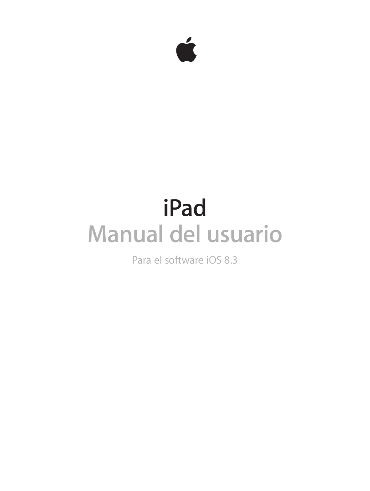 Apple iPad User Manual