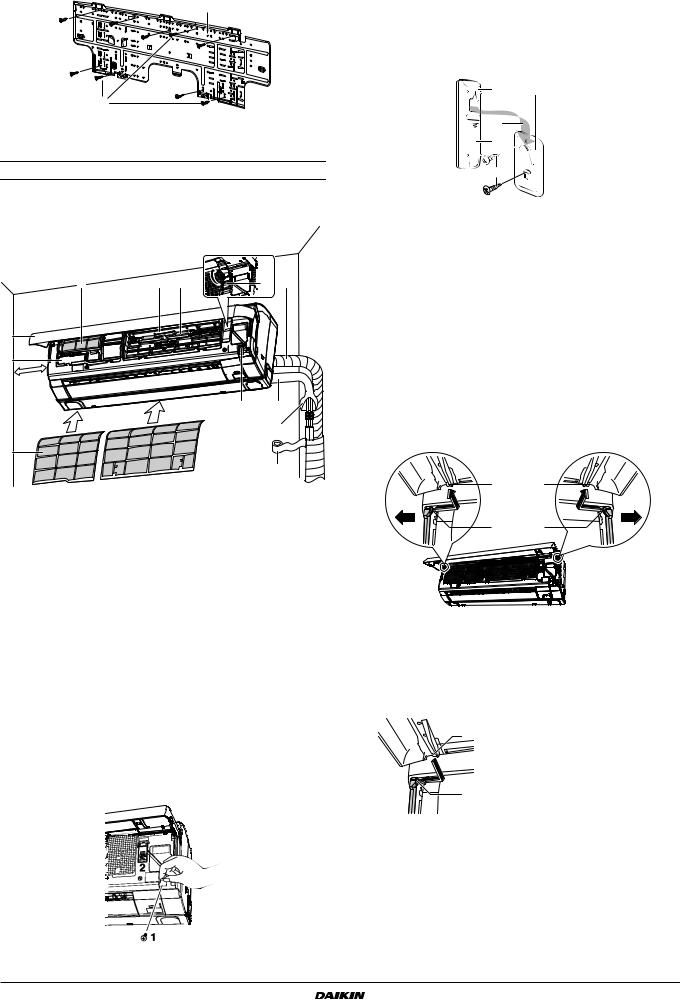 Daikin FTXR28EV1B, FTXR42EV1B, FTXR50EV1B Installation manuals