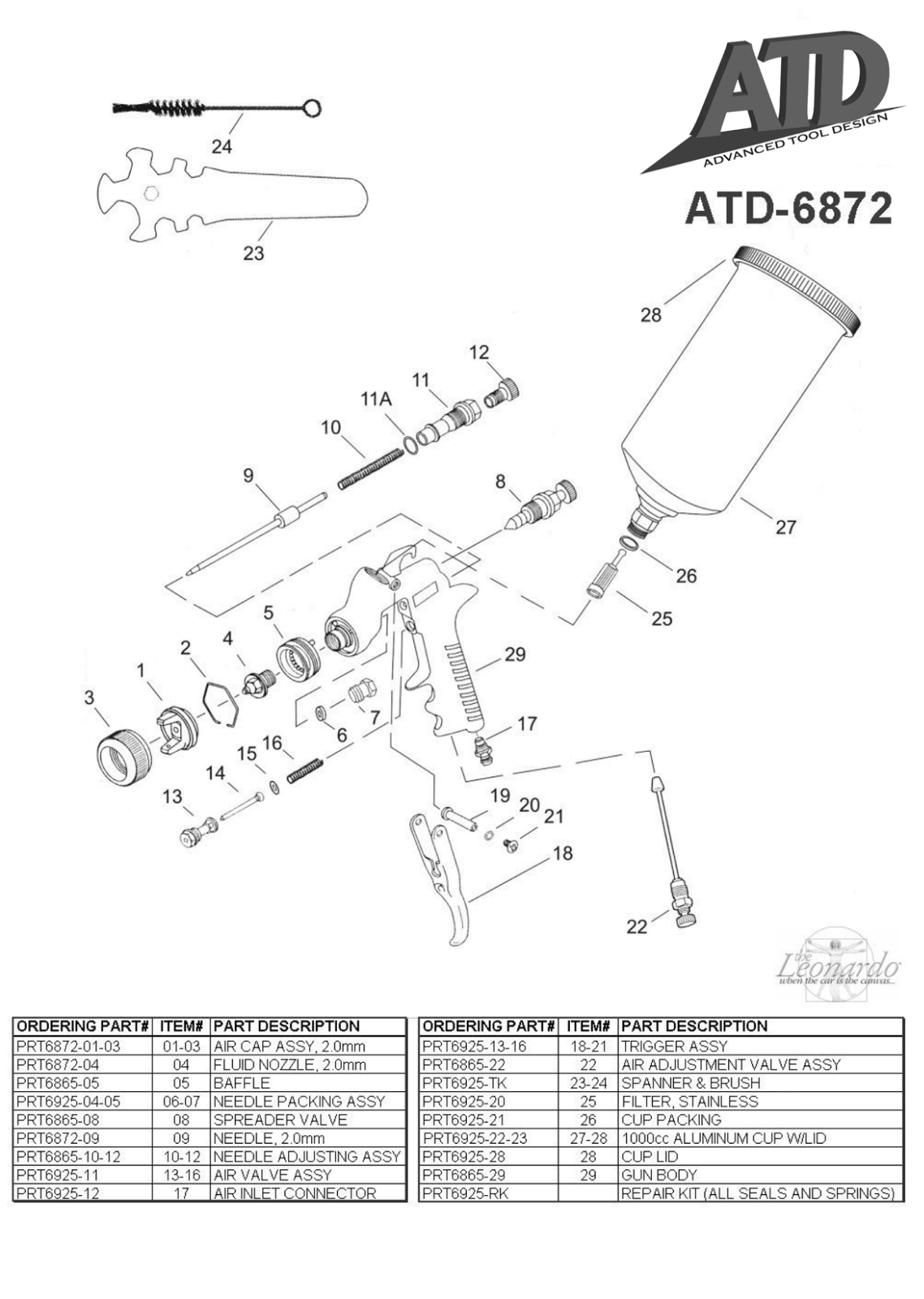 ATD Tools ATD-6872 User Manual