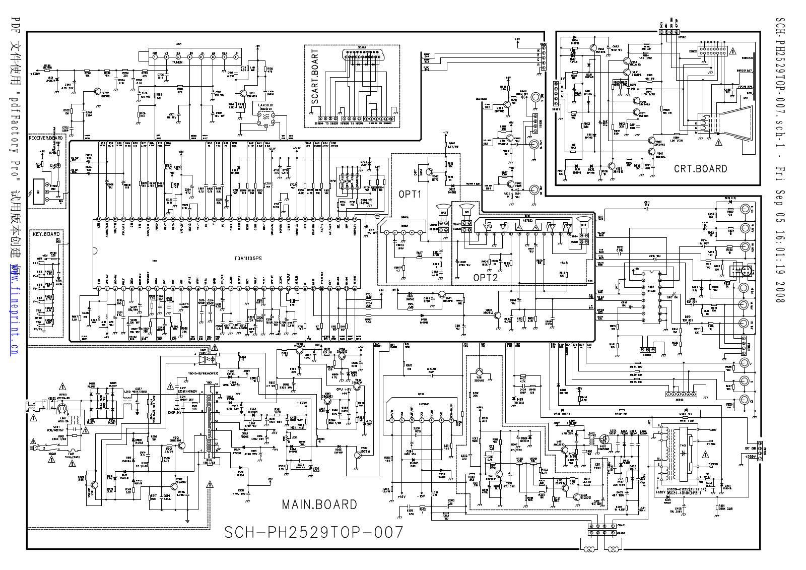 Challenger TU-2156 Schematic