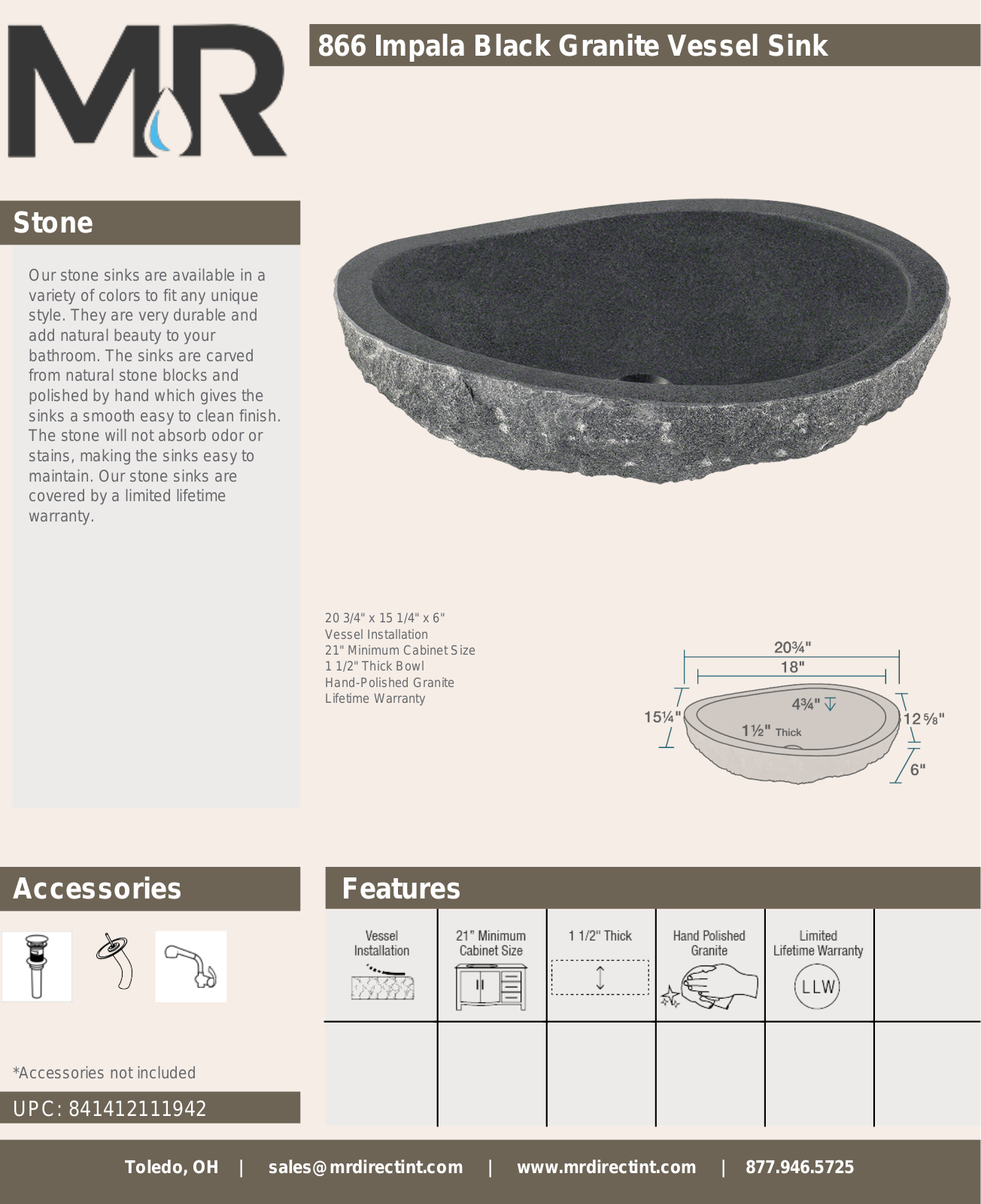 MR Direct MRDR1759 Specifications - ManualMachine.com