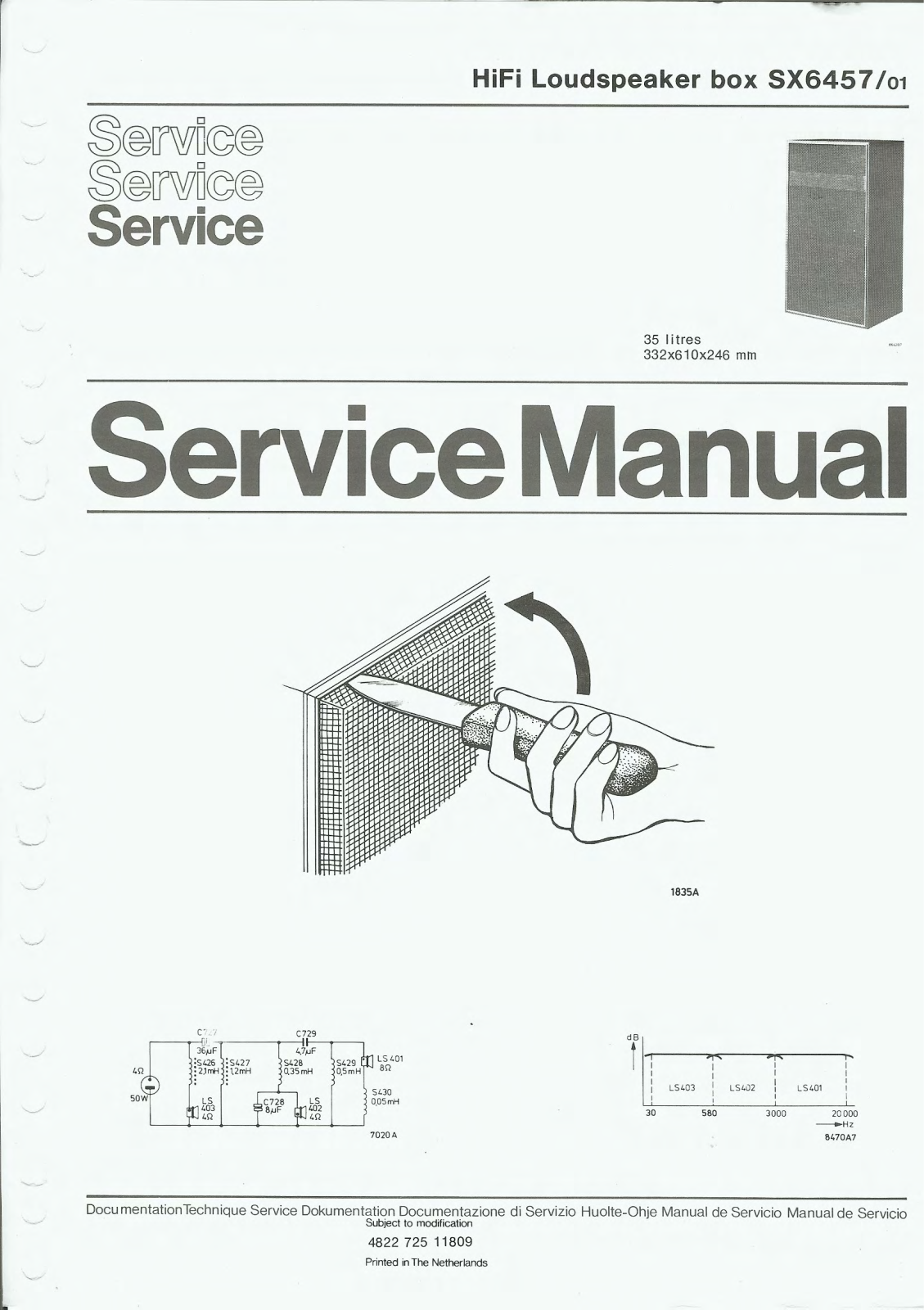 Philips 22-RH-457 Service Manual