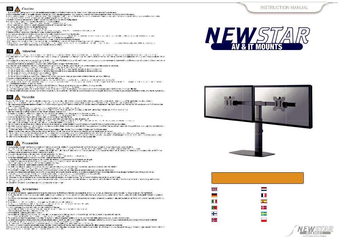 Newstar FPMA-D865DBLACK User Manual