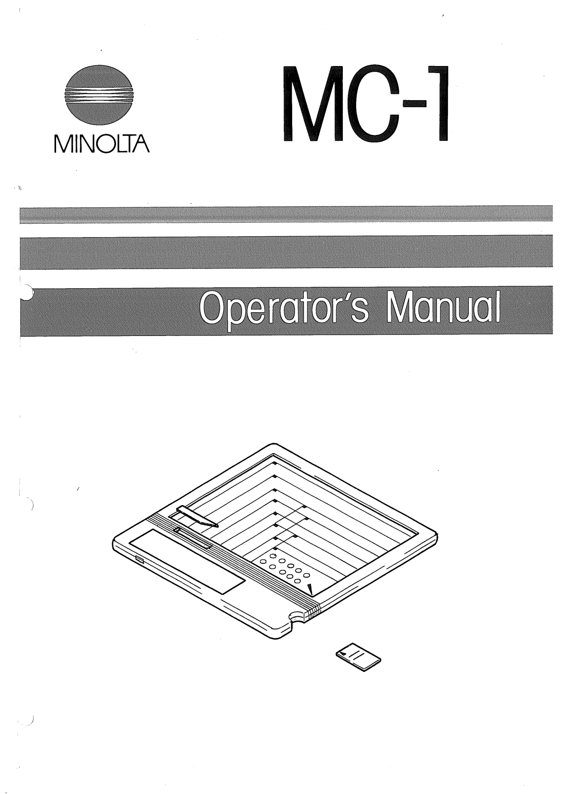 Konica Minolta MC-1 User Manual