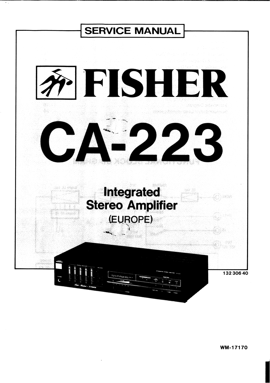 Fisher CA-223 Service manual