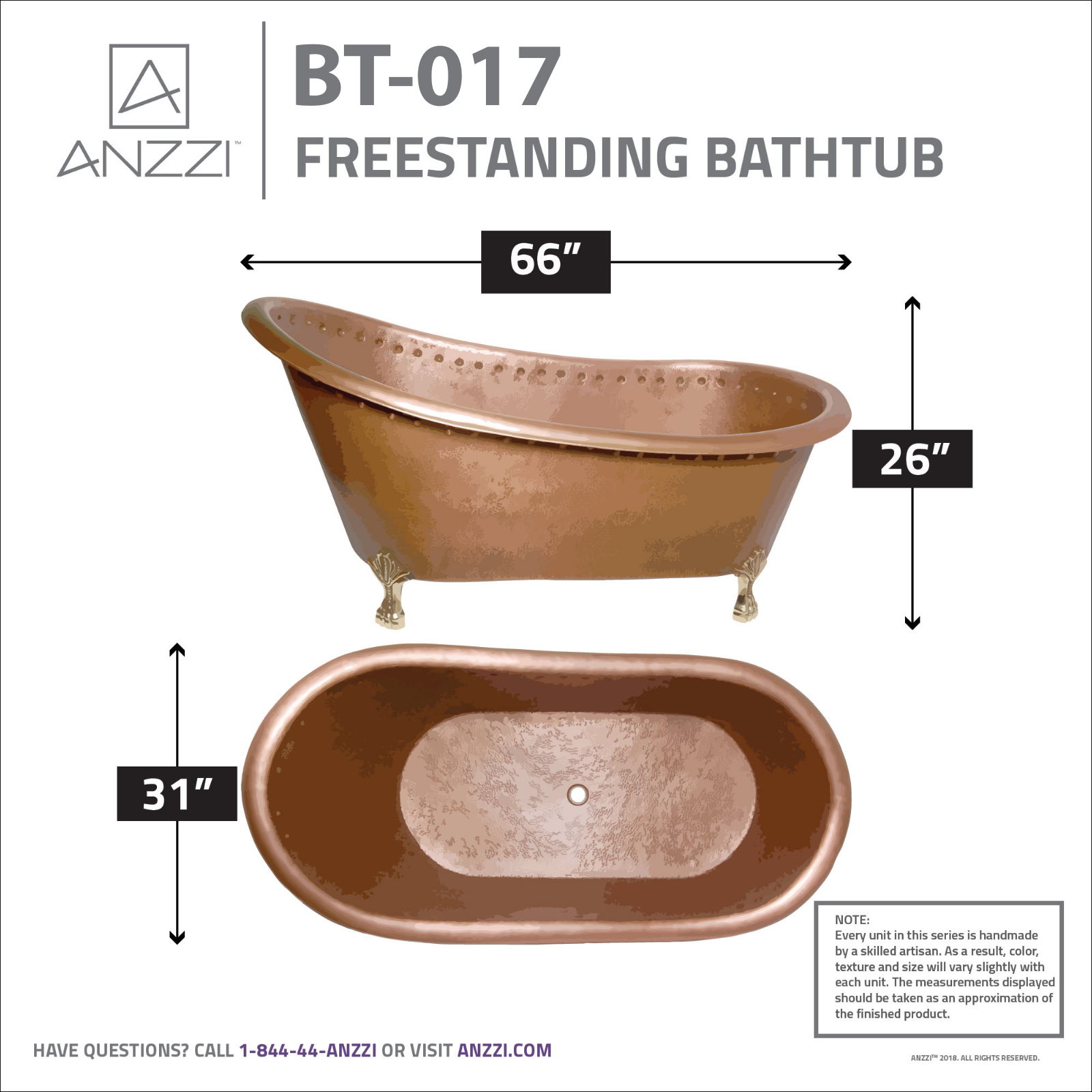 ANZZI BCYN1229 Dimensions - ManualMachine.com