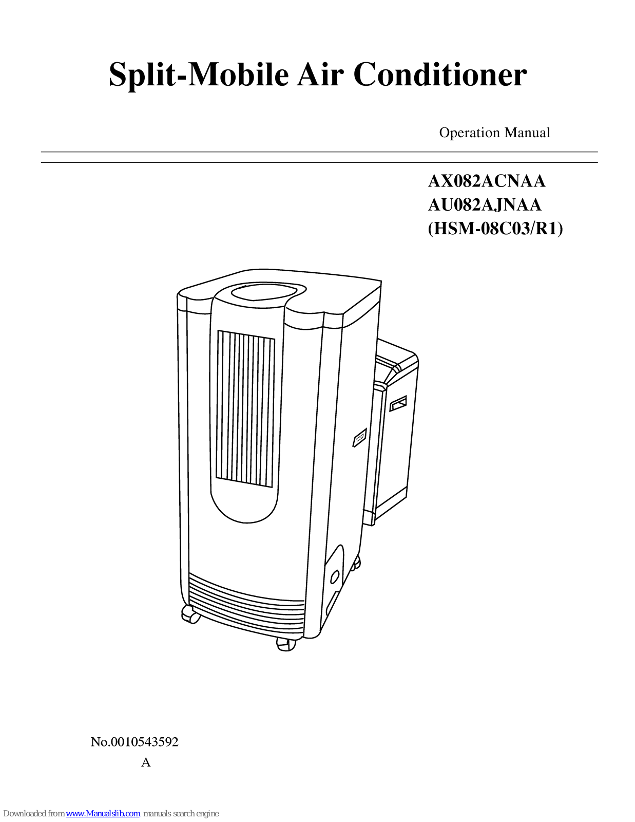 Haier AU082AJNAA, AX082ACNAA, HSM-08C03 Operation Manual