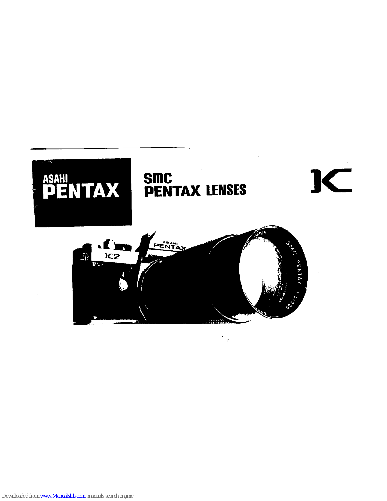 Pentax SMC Zoom 85-210mm f/4.5, SMC Zoom 45-125mm f/4 User Manual