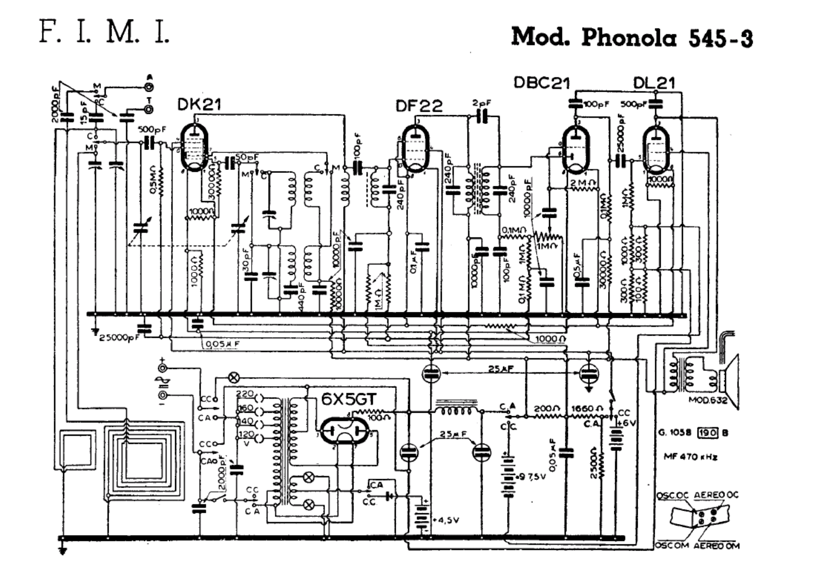 Phonola 545 3 schematic - ManualMachine.com