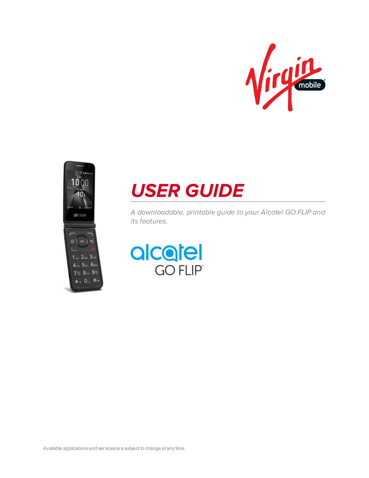 Alcatel Go Flip User Guide