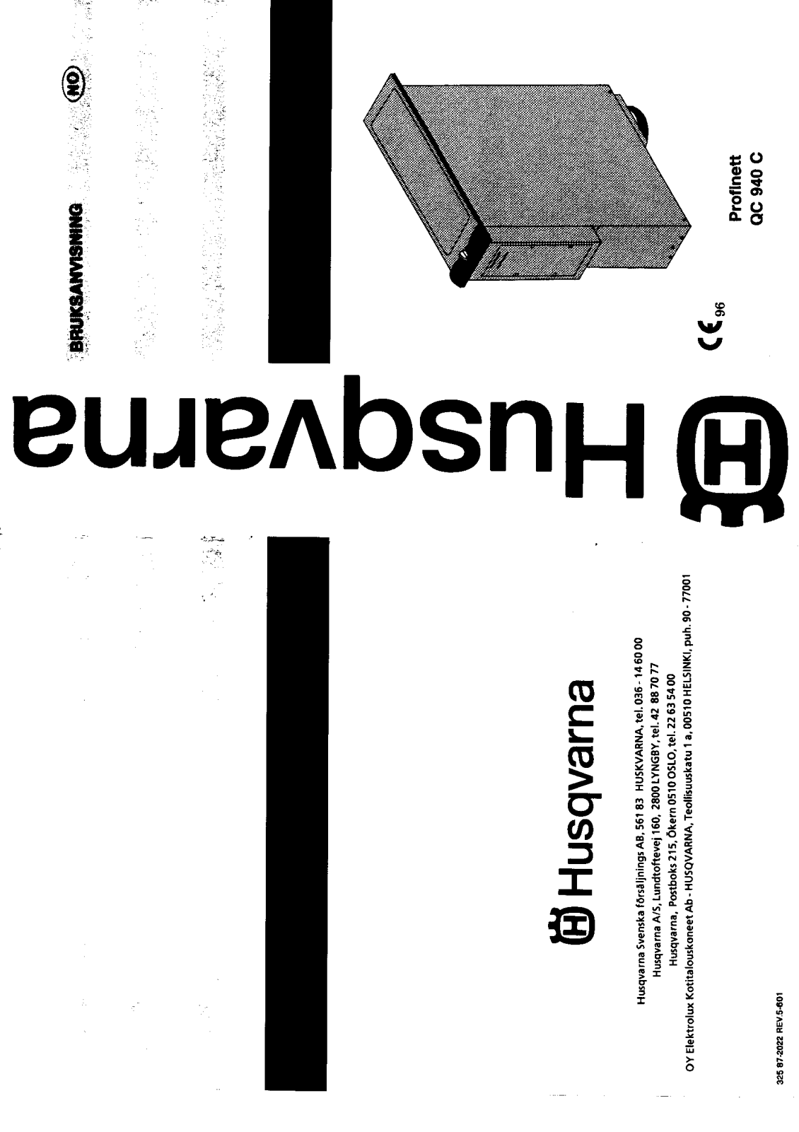 Elektro helios QC 940 C User Manual