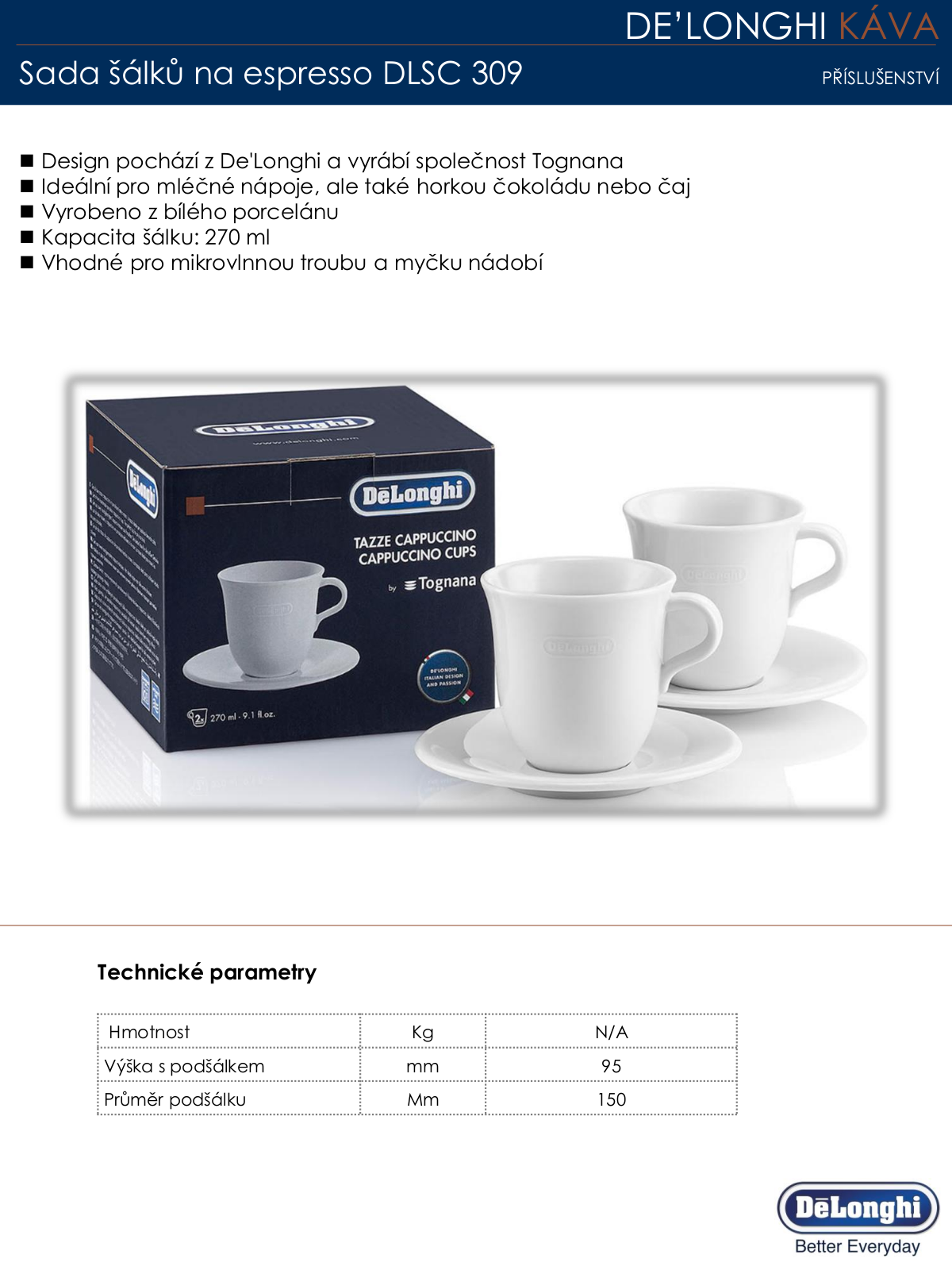 DeLonghi Tognana DLSC 309 User Manual