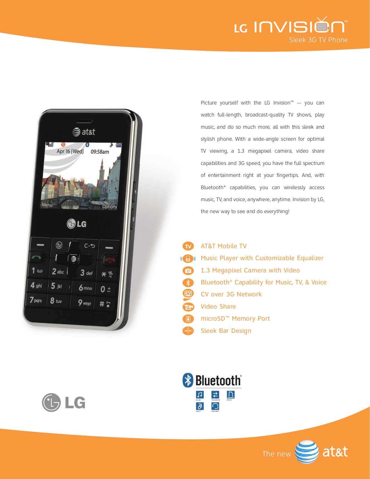 LG Invision TV Phone User Manual