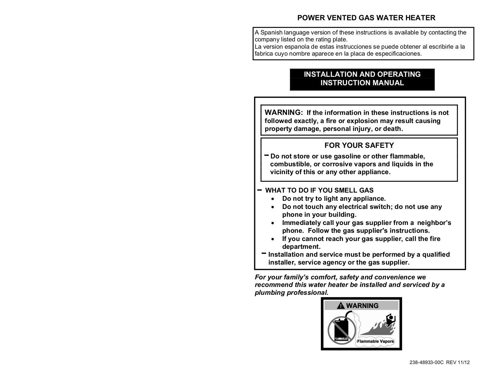 Bradford White M-4-XRTW65T6FSX User Manual