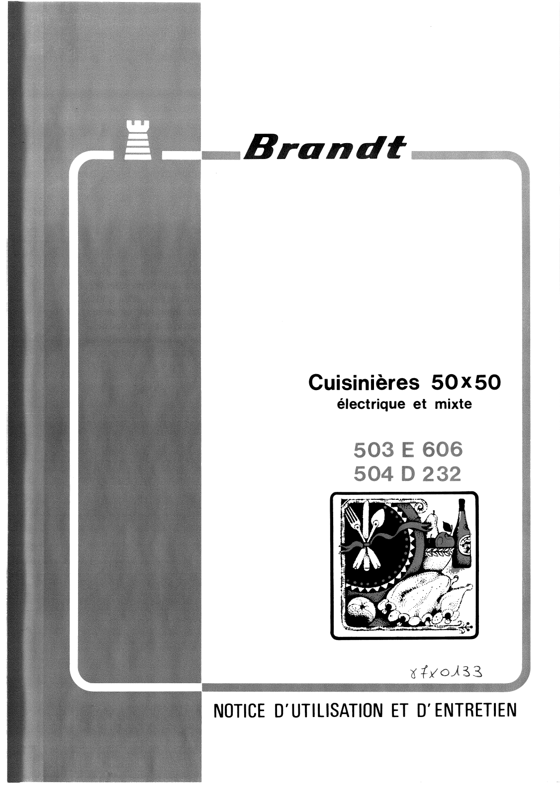 BRANDT 504D23, 503E60 User Manual