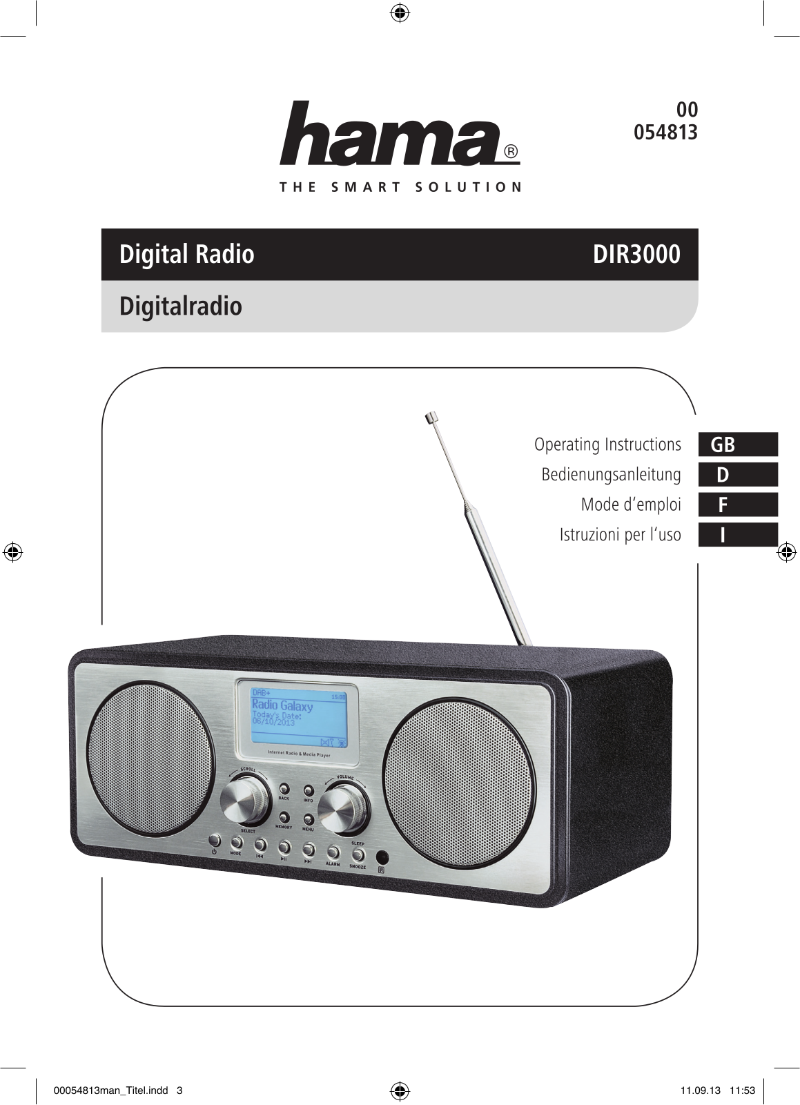 Hama DIR3000 User guide