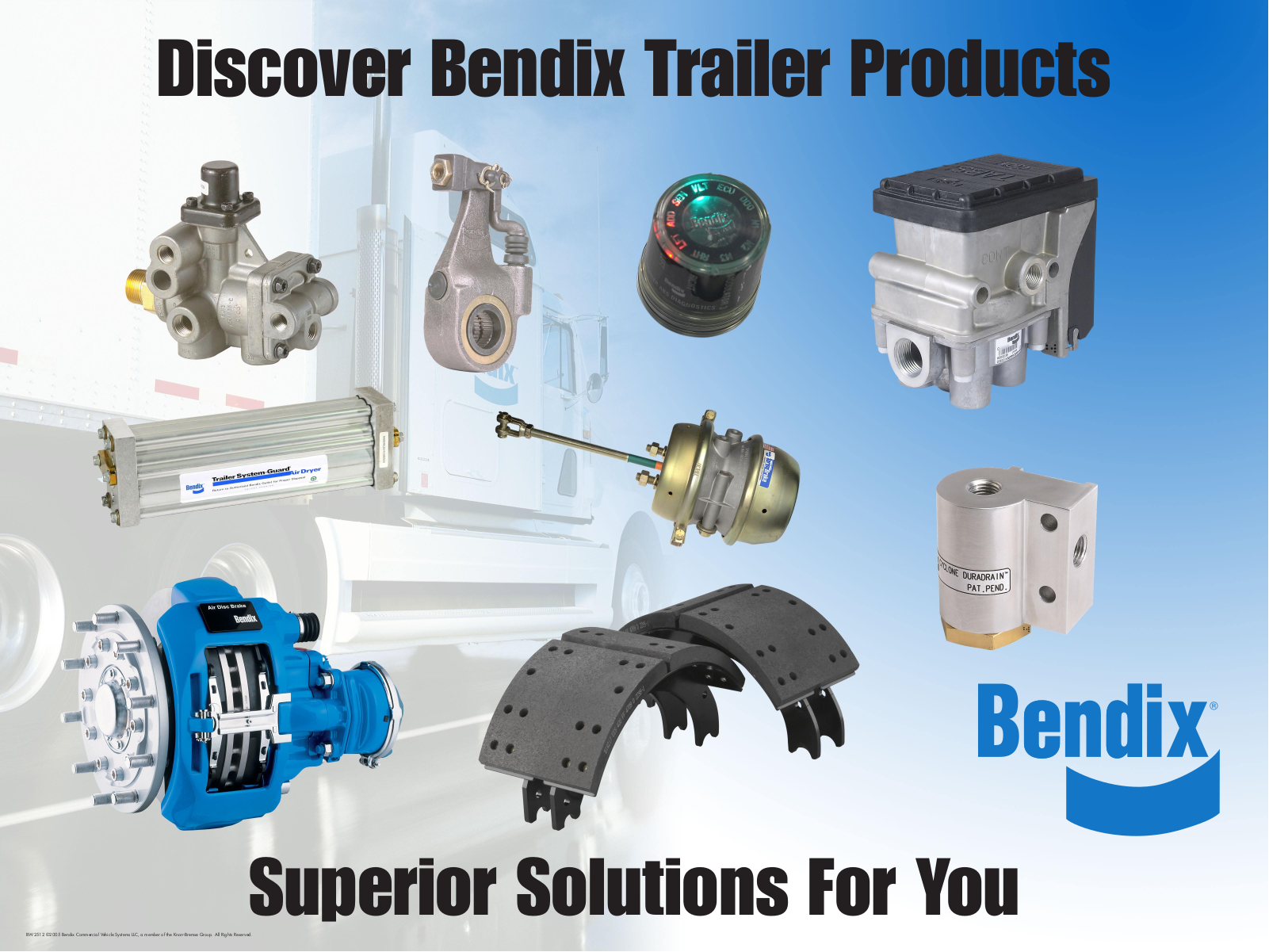 BENDIX BW2512 User Manual