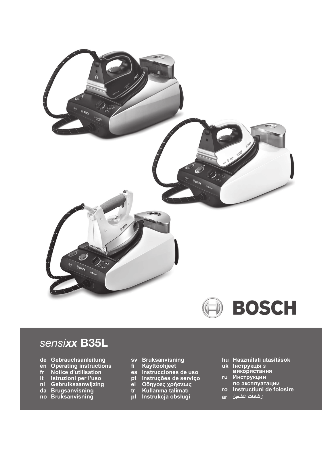 BOSCH TDS3540 User Manual