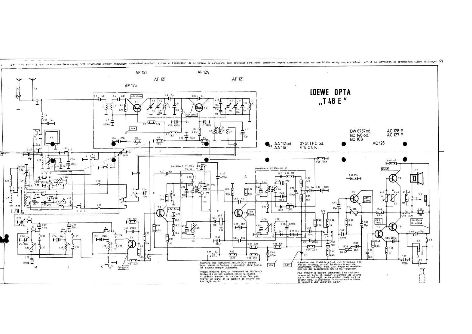 Loewe Opta T48E Schematic - ManualMachine.com