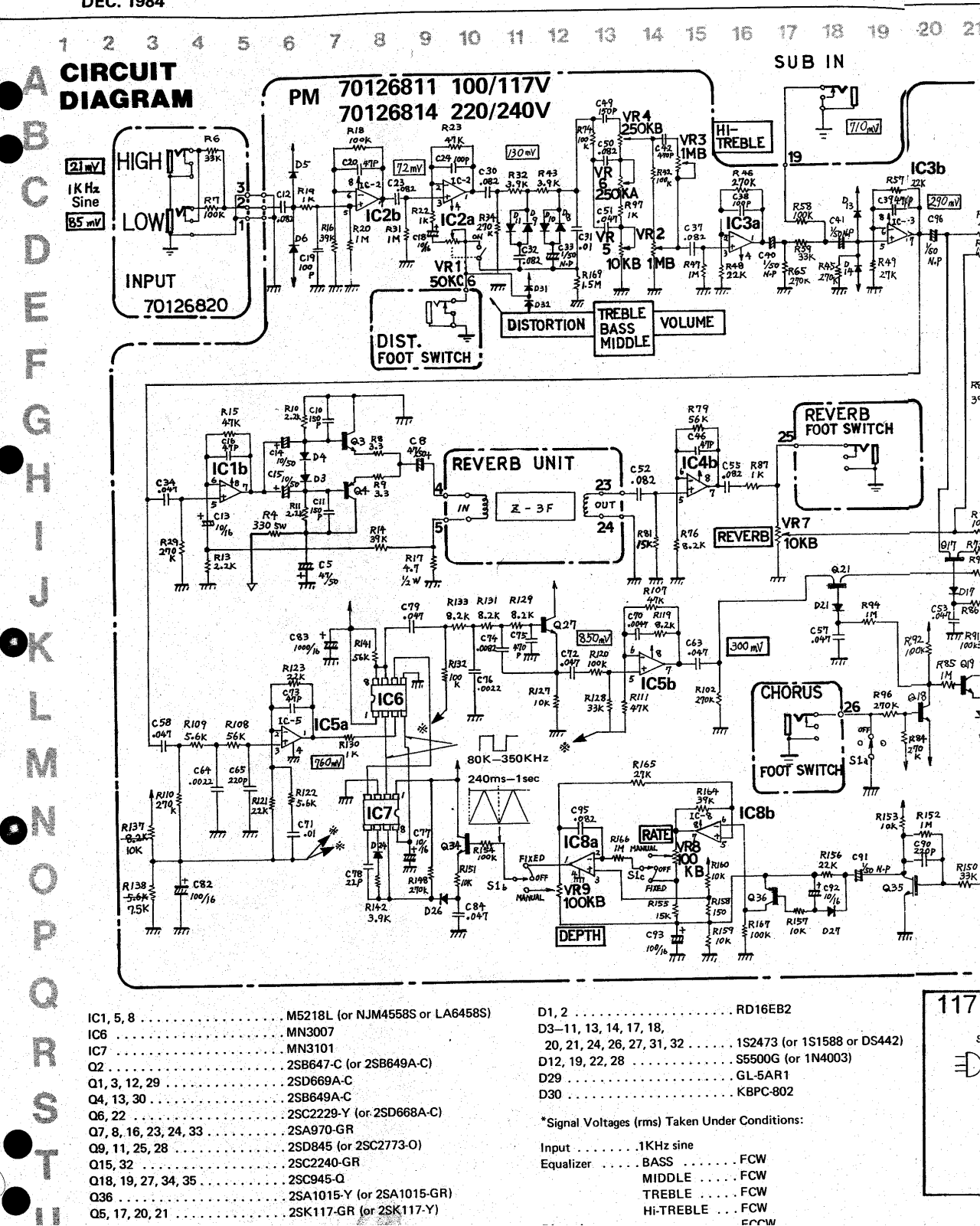 Roland jazz chorus schematic