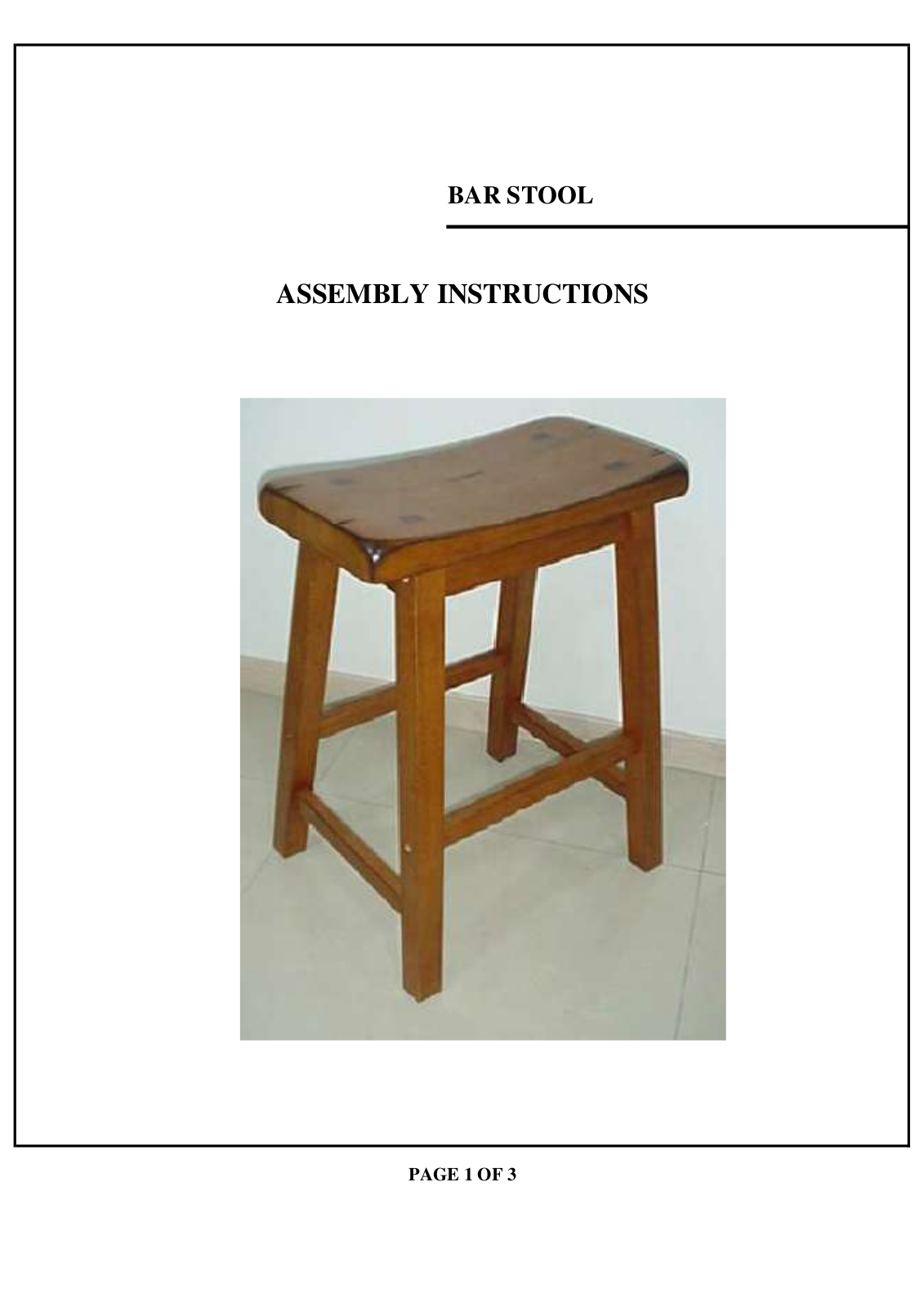 Foundstone LNPE8153 Assembly Instructions - ManualMachine.com