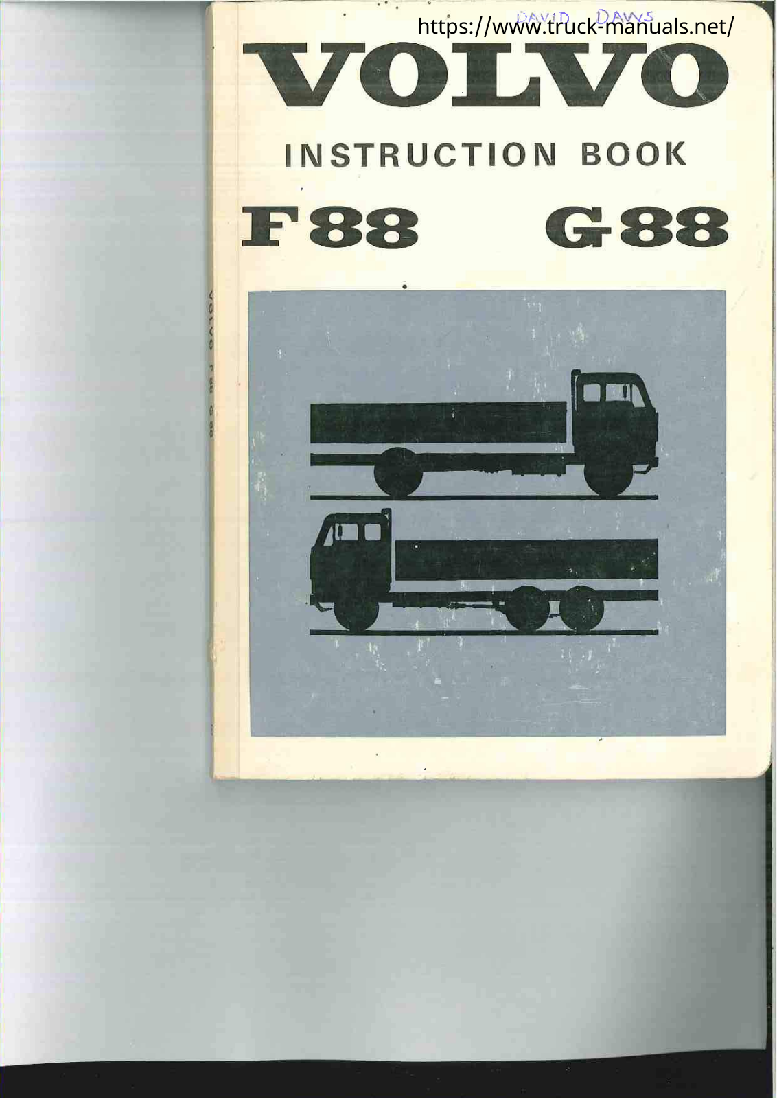 Volvo F88, G 88 Operator Manual