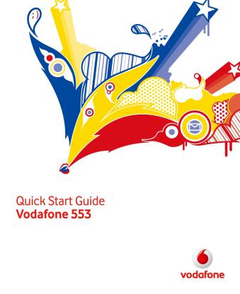 ZTE Vodafone 553 Quick Start Guide