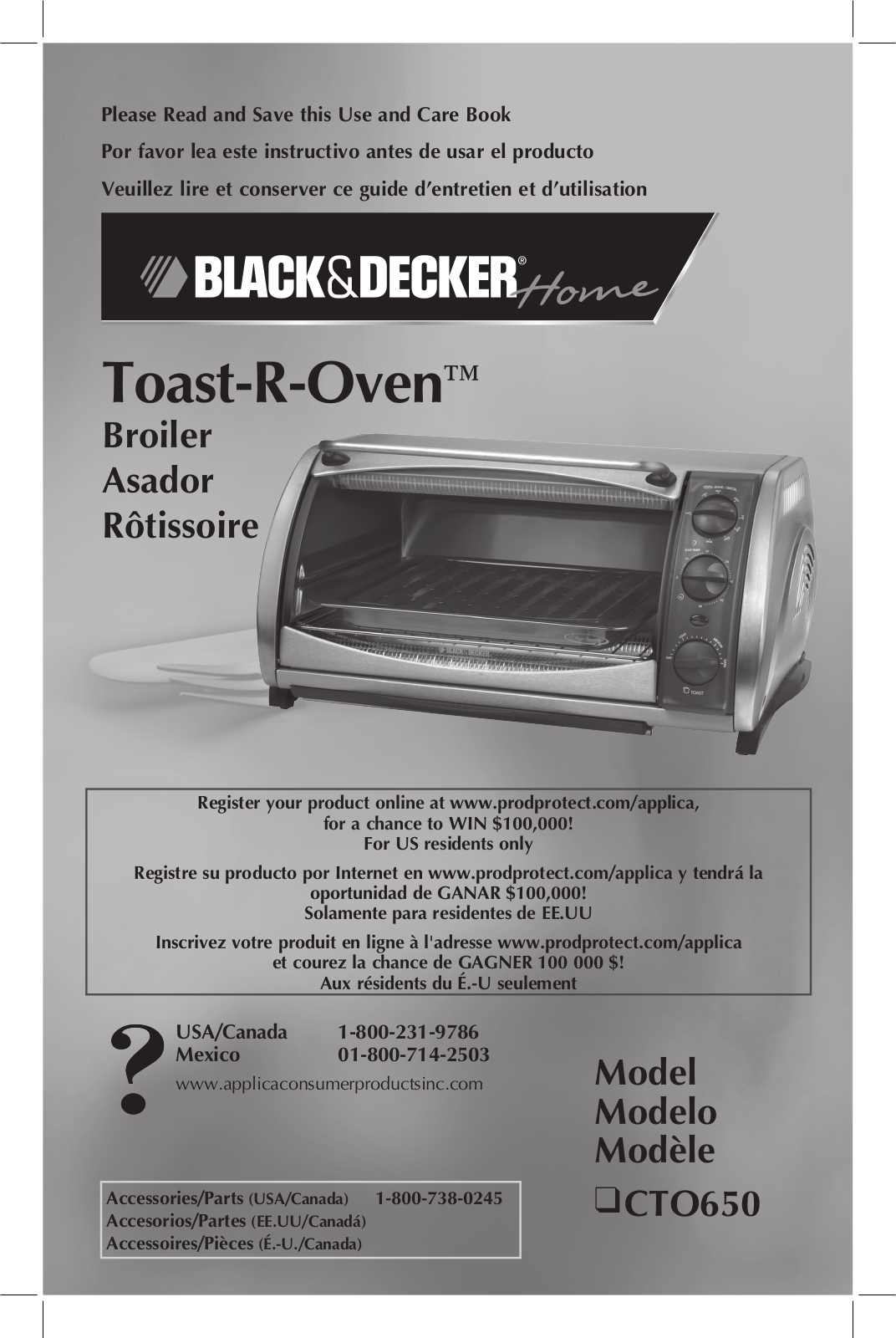 Black & Decker 399, CTO650 User Manual