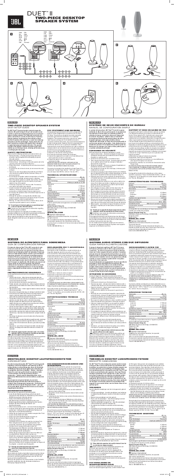 JBL DUET II User Manual