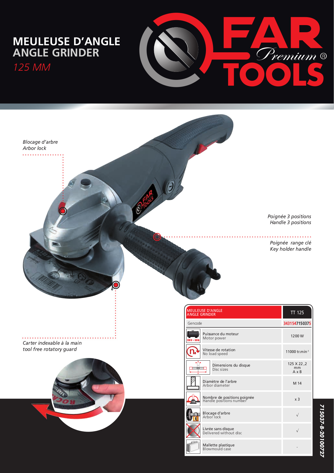 FARTOOLS TT 125 User Manual