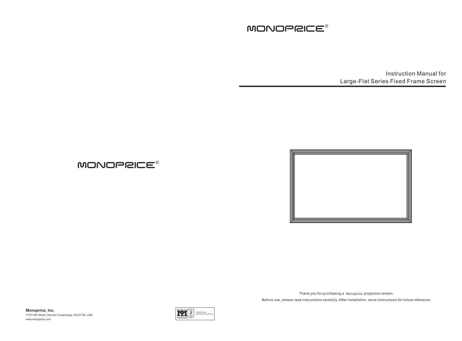 Monoprice 7959 Instruction Manual