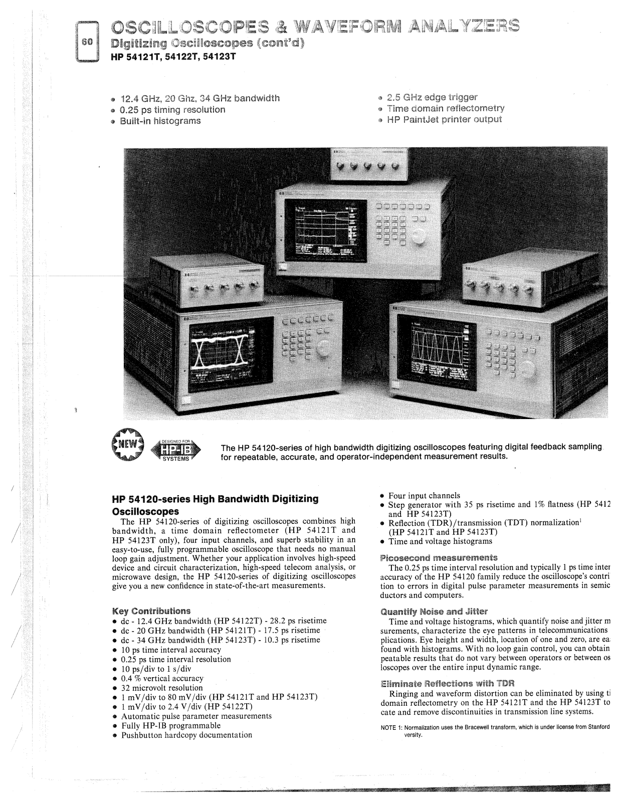 Agilent 54120B Data Sheet
