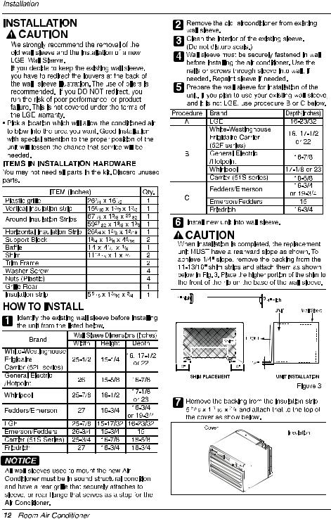 LG LT1036CER, LT1236CER Owner's Manual