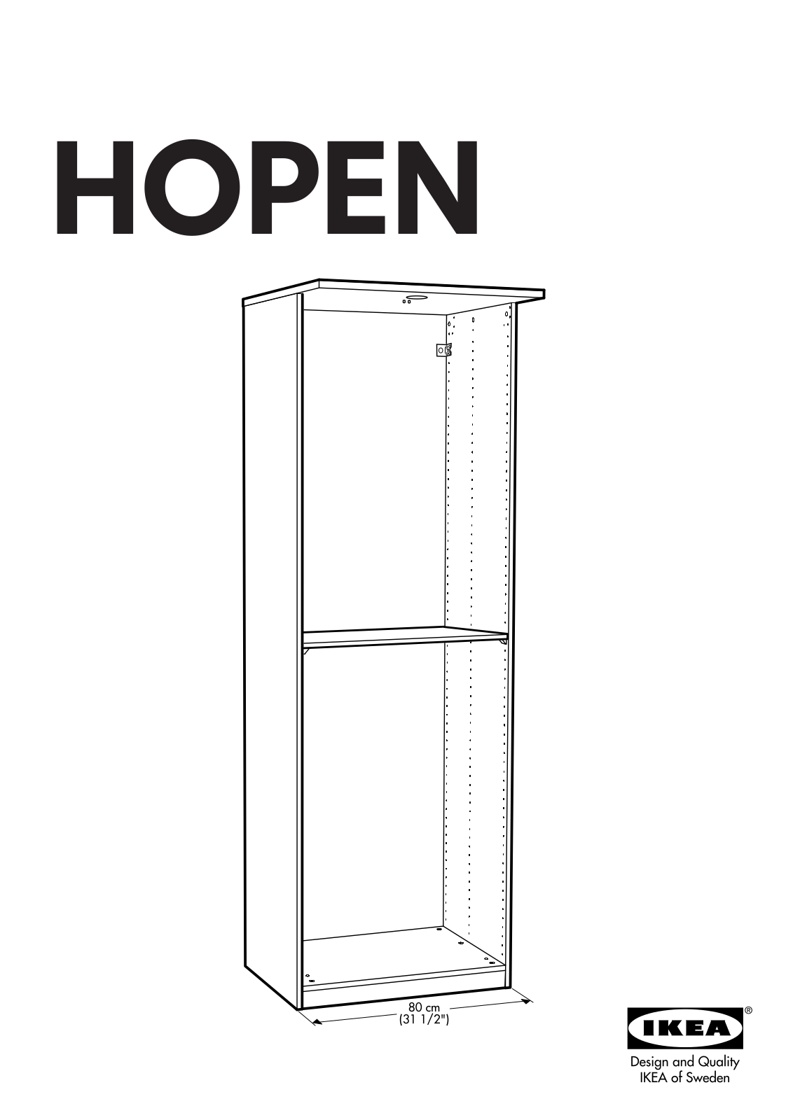 IKEA HOPEN User Manual