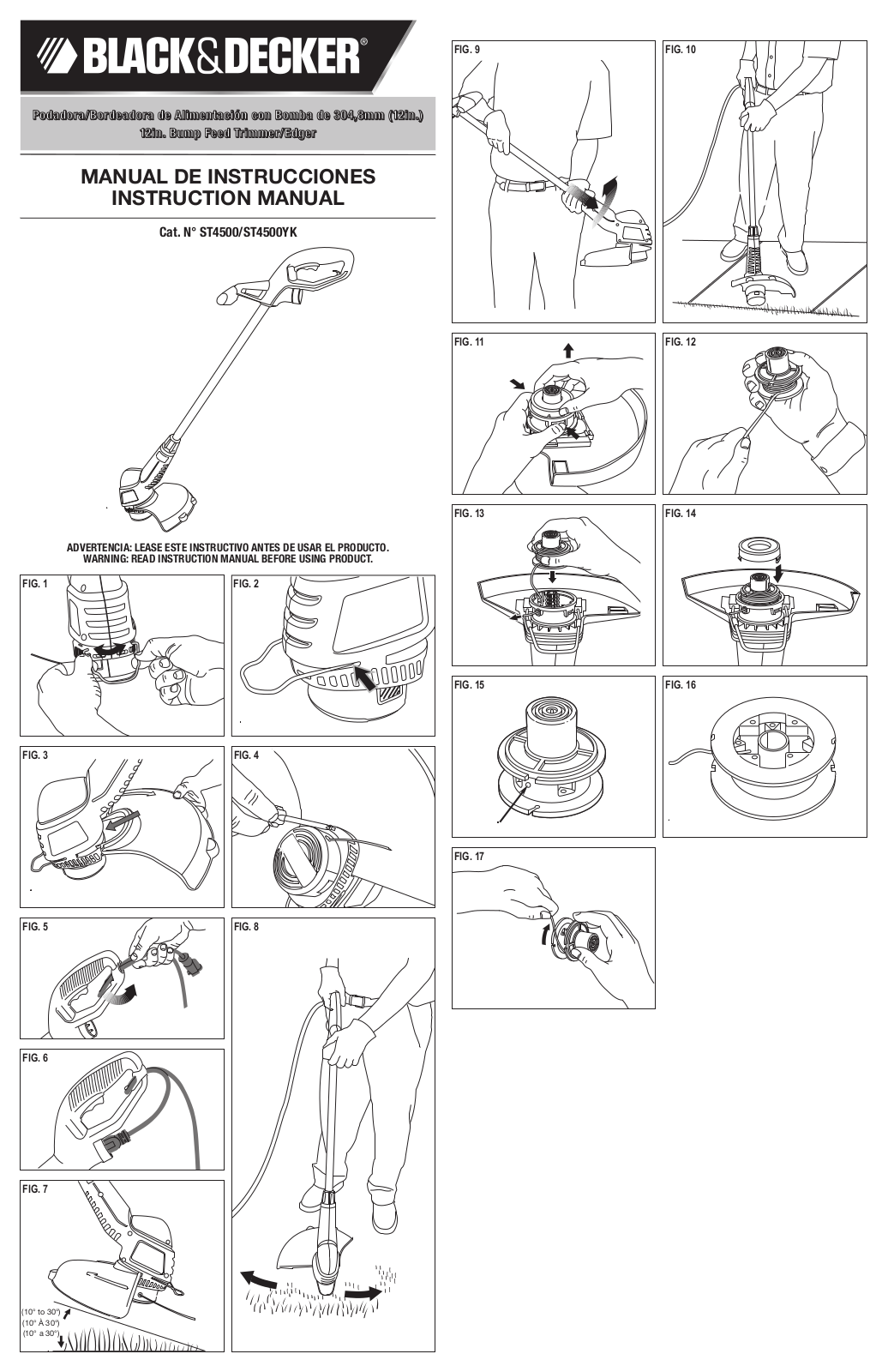 Black & Decker ST4500YK User Manual