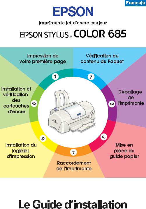 Epson STYLUS COLOR 685 Installation Manual