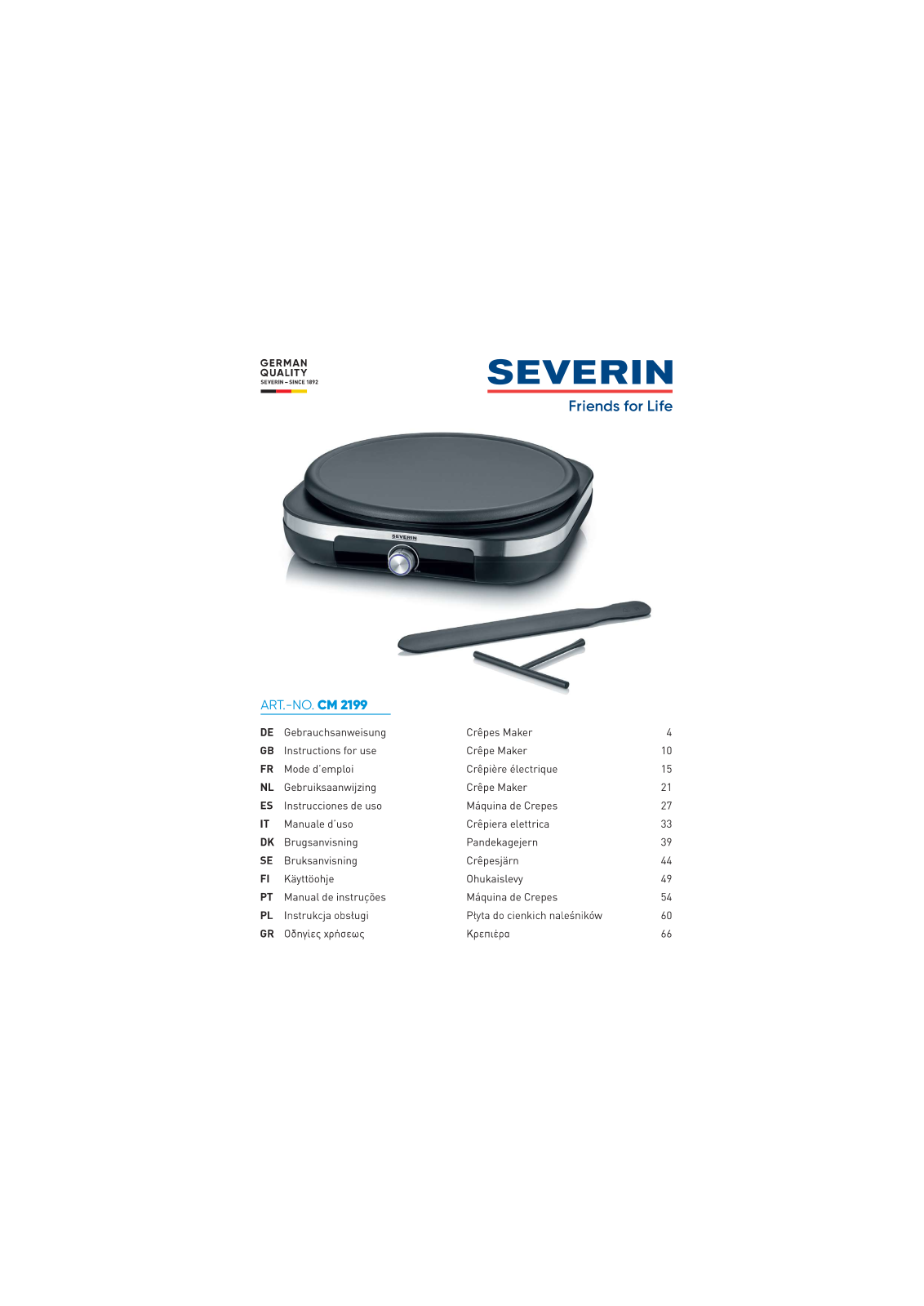 SEVERIN CM 2199 User guide - ManualMachine.com