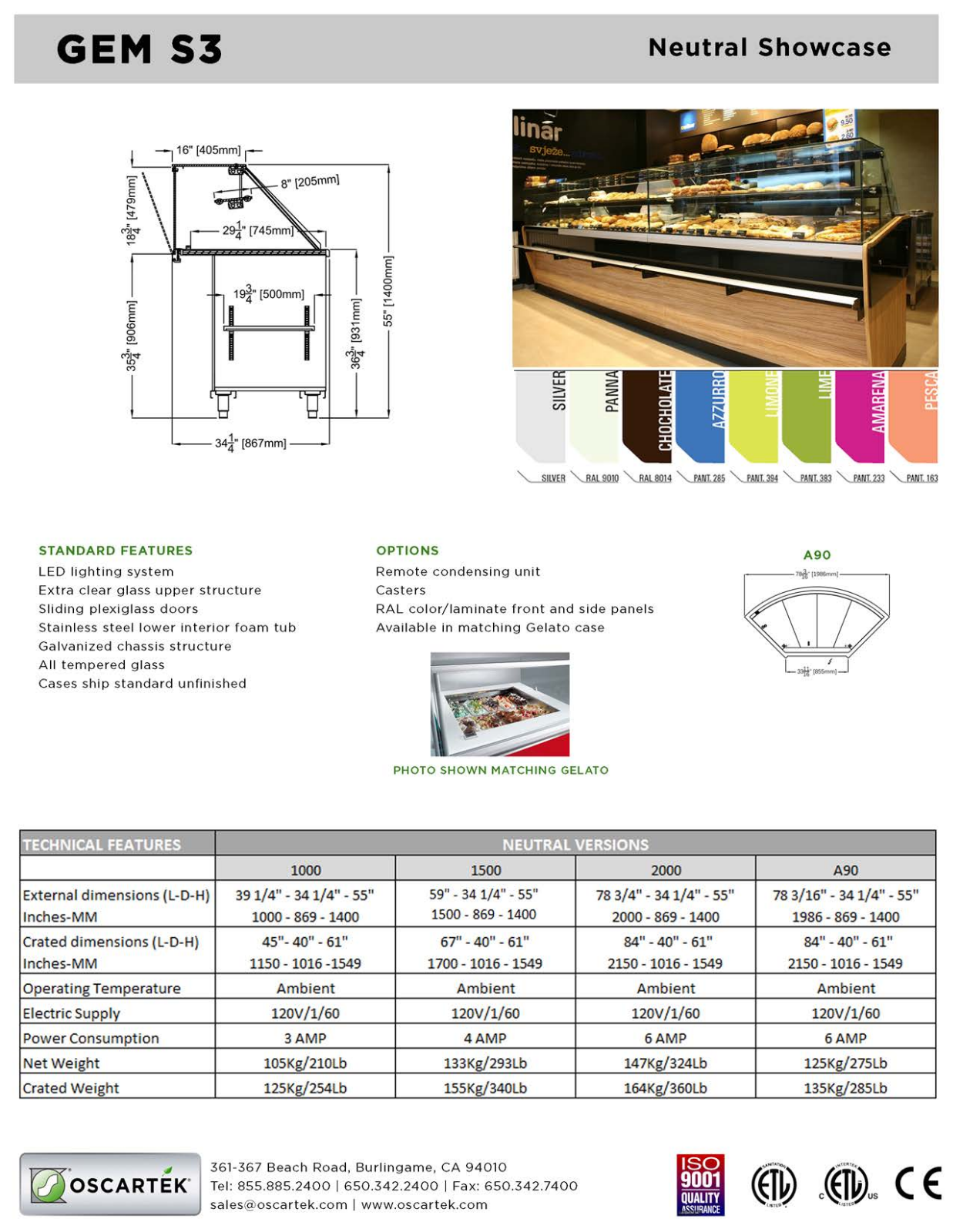 Oscartek GEM S3 N1000 User Manual