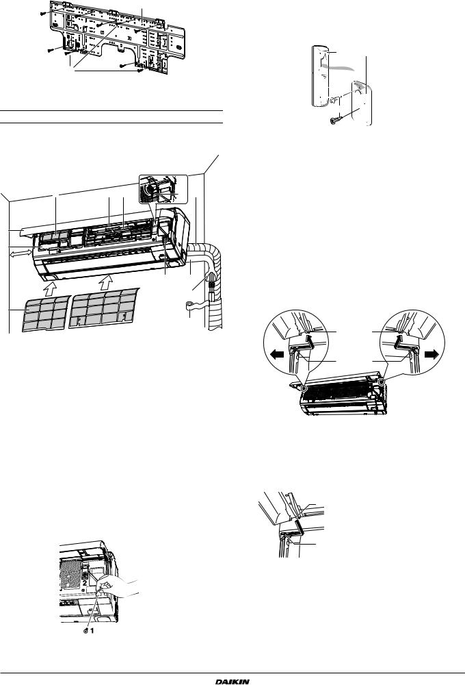 Daikin FTXR28EV1B, FTXR42EV1B, FTXR50EV1B Installation manuals