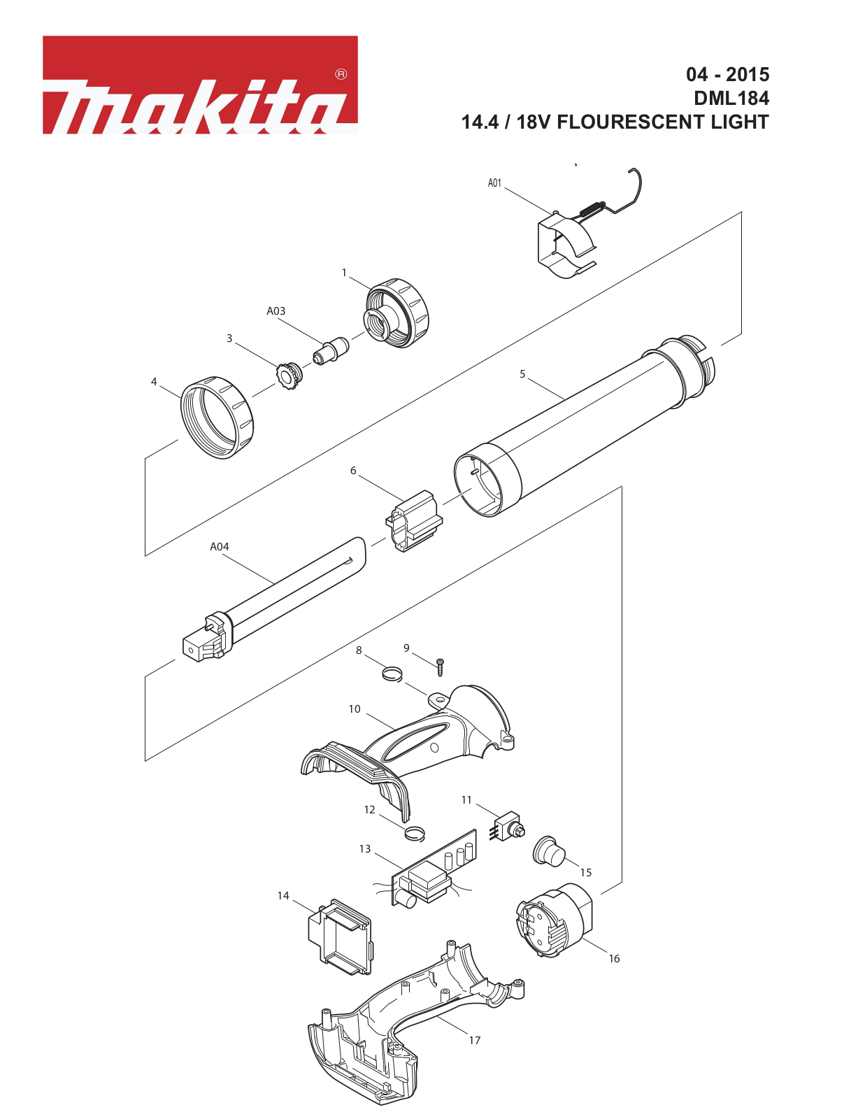 Makita DML184 User Manual