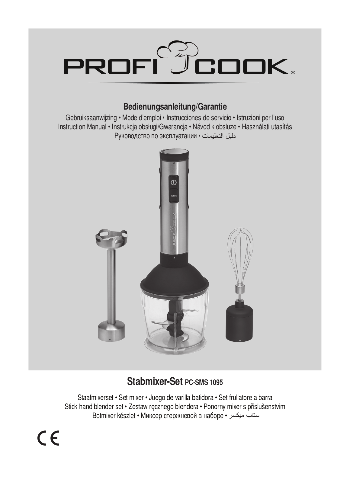 ProfiCook PC-SMS 1095 operation manual