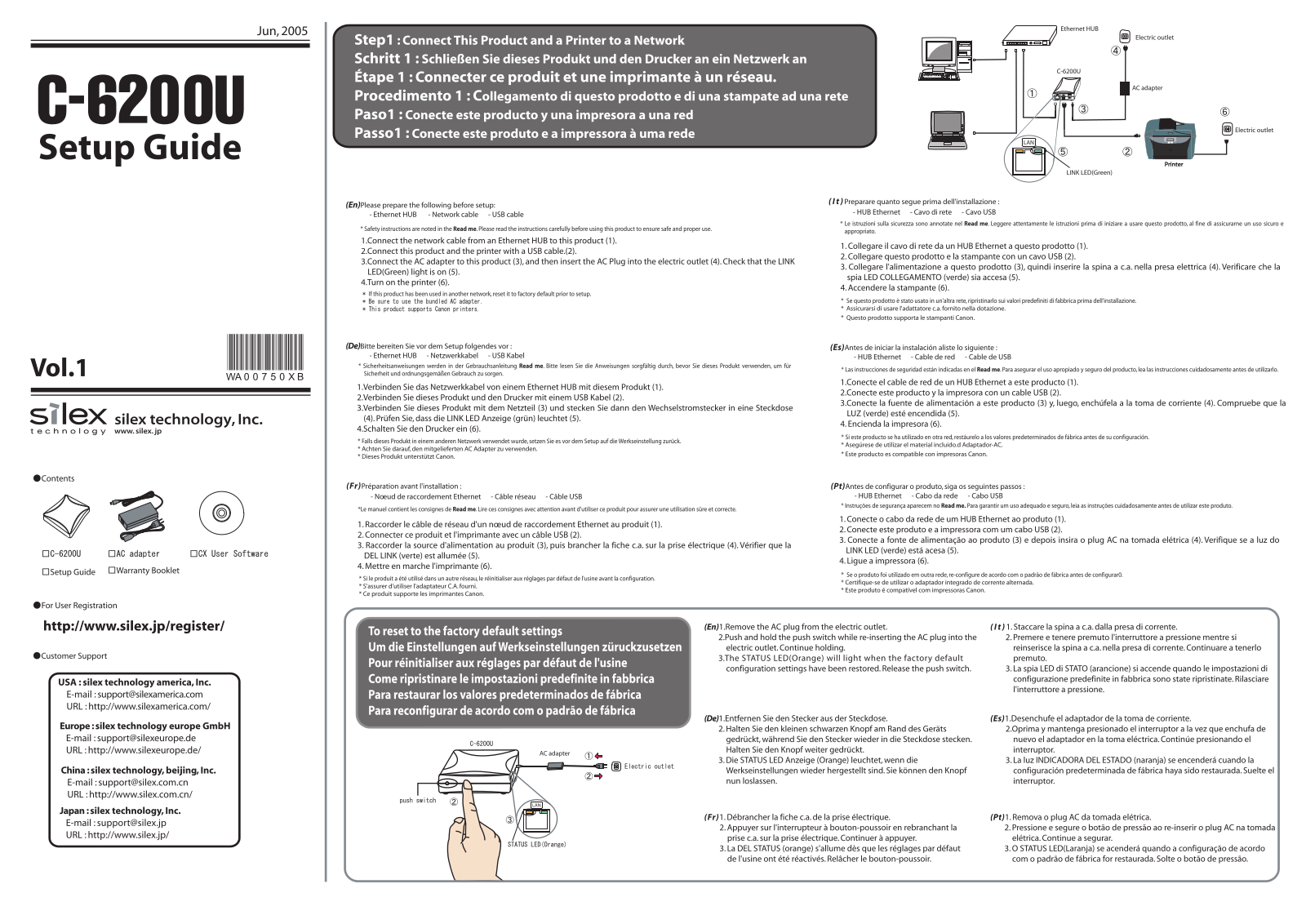 Silex Technology c-G200U Setup guide