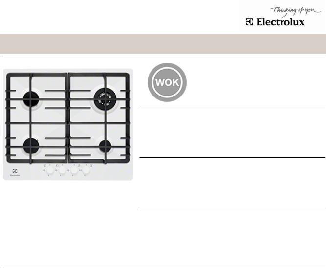 Electrolux EGG6343NOW User Manual