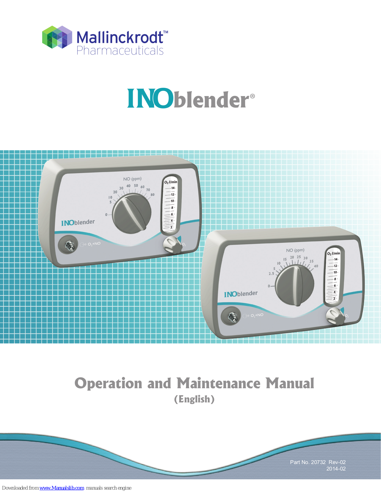 Mallinckrodt INOblender 10026, INOblender 10021, INOblender 10004, INOblender 10070 Maintenance Manual