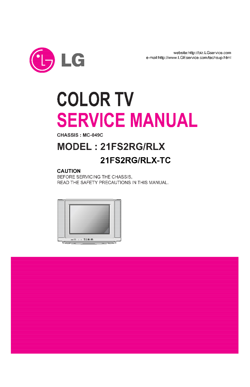 LG 21FS2 Schematic