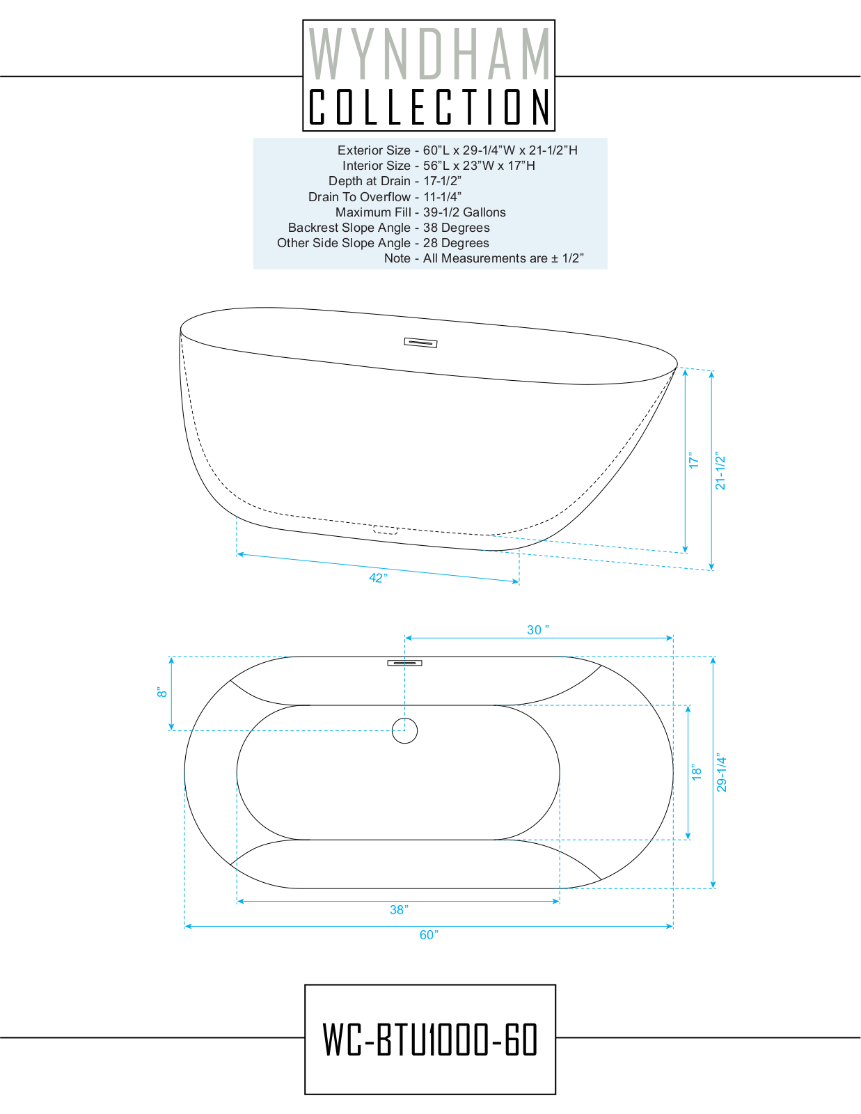 Wyndham Collection W001003349 Specifications - ManualMachine.com