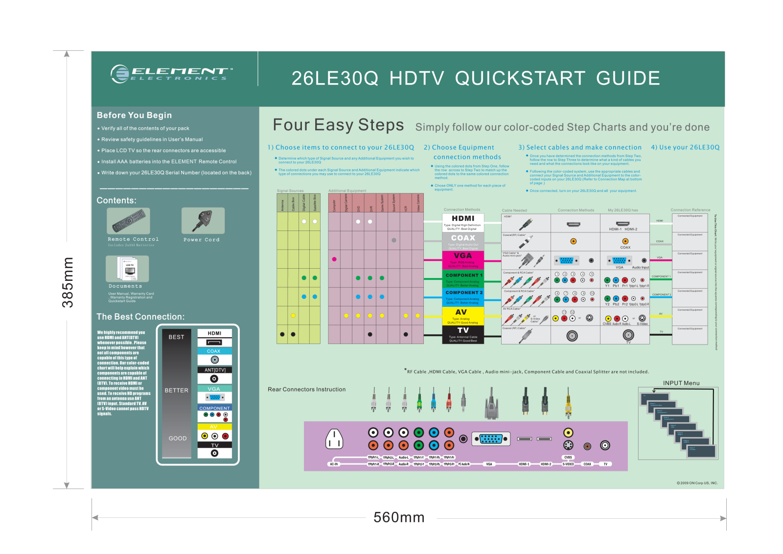 Element 26LE30Q User Manual