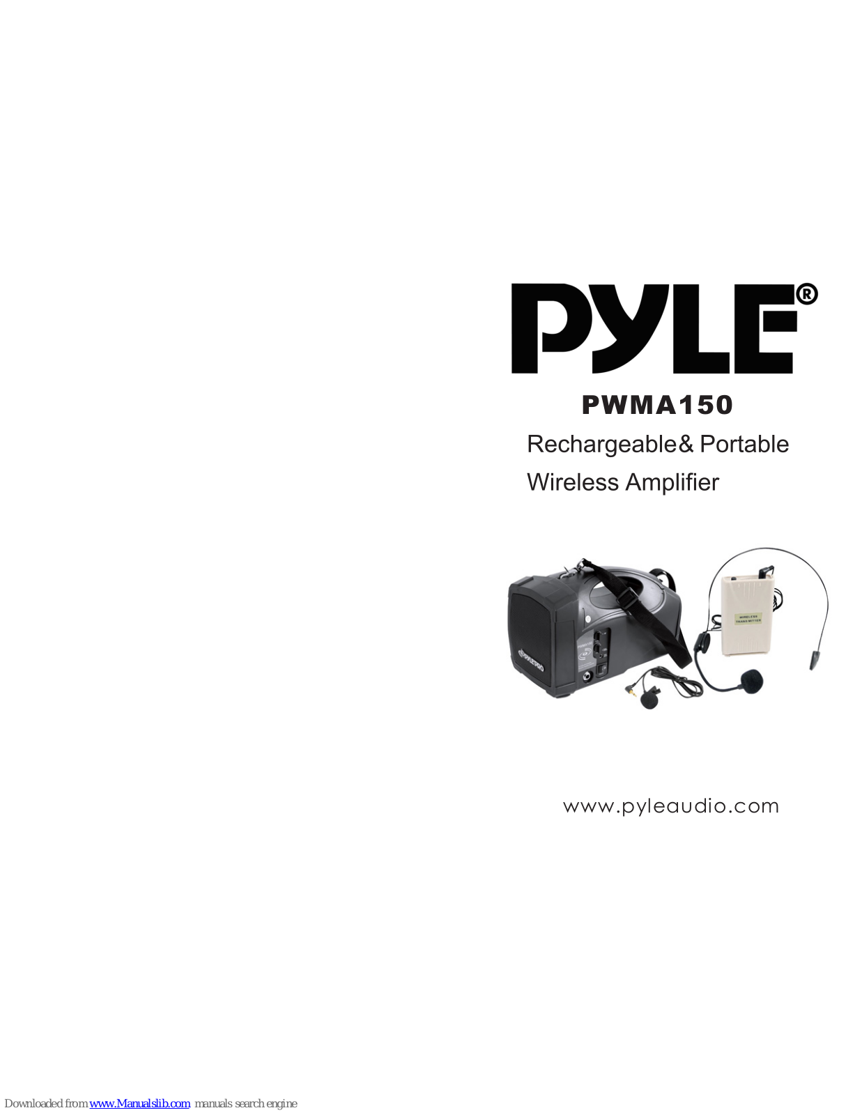 Pyle PWMA150 User Manual - ManualMachine.com