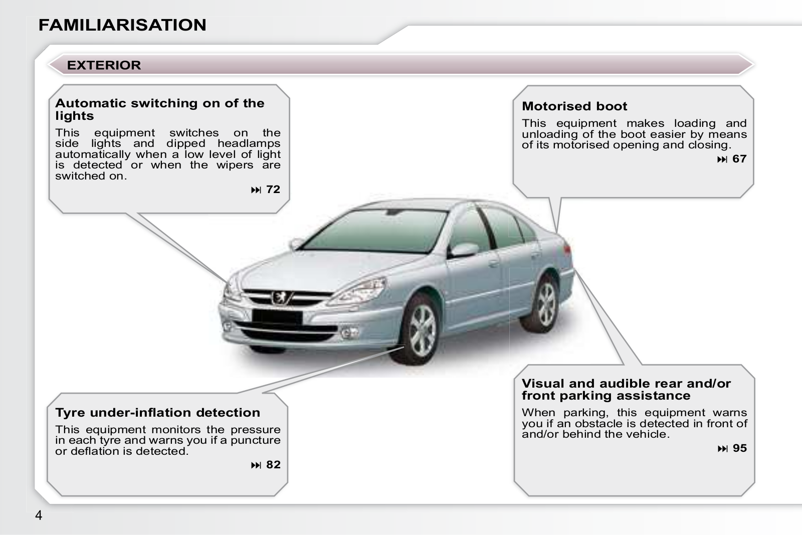 Peugeot 607                           2007 Owner's Manual